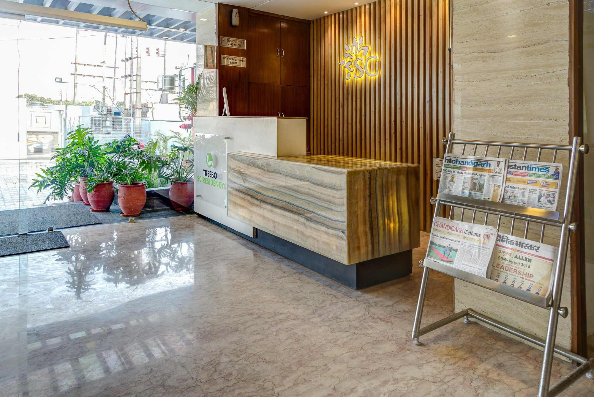 Treebo Tryst Sc Residency Zirakpur Hotel Panchkula Buitenkant foto